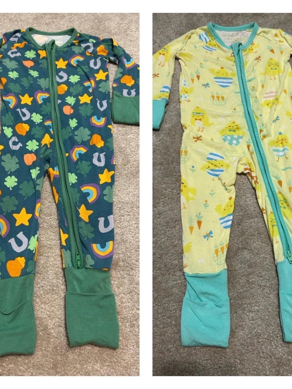 Little Sleepies Easter & St.Patricks 3-6mo Bundle